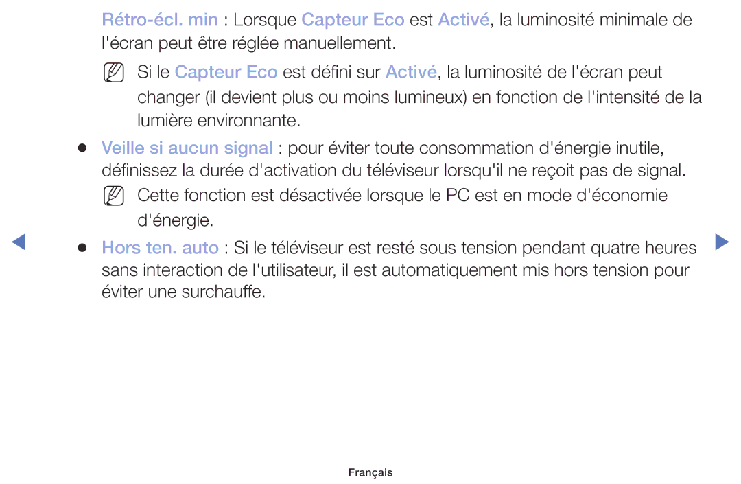 Samsung UE32M4005AWXXC, UE49M5005AWXXC, UE40M5005AWXXC, UE32M5005AWXXC manual Lécran peut être réglée manuellement 