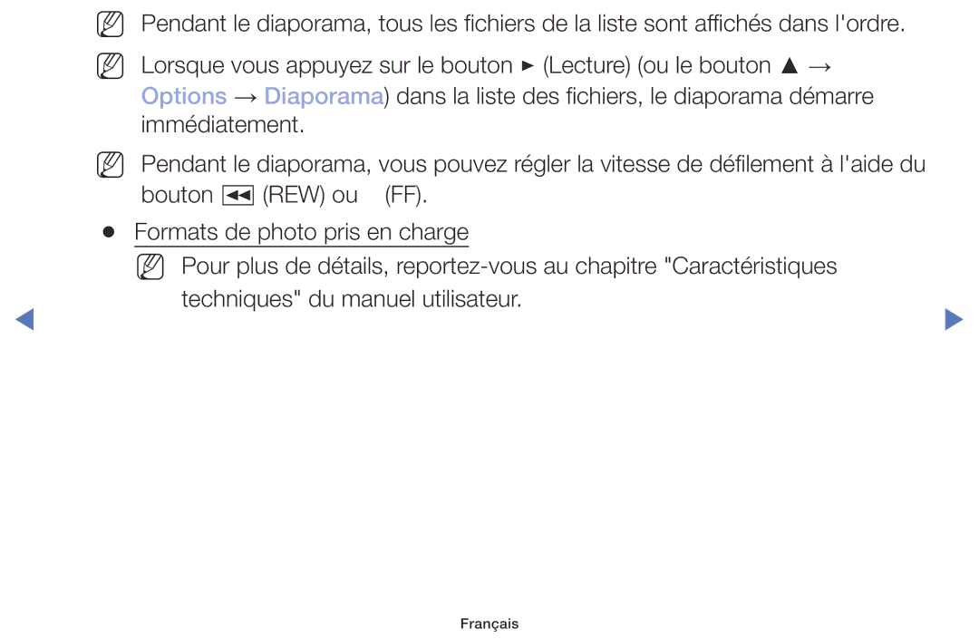 Samsung UE49M5005AWXXC, UE32M4005AWXXC, UE40M5005AWXXC, UE32M5005AWXXC manual Français 