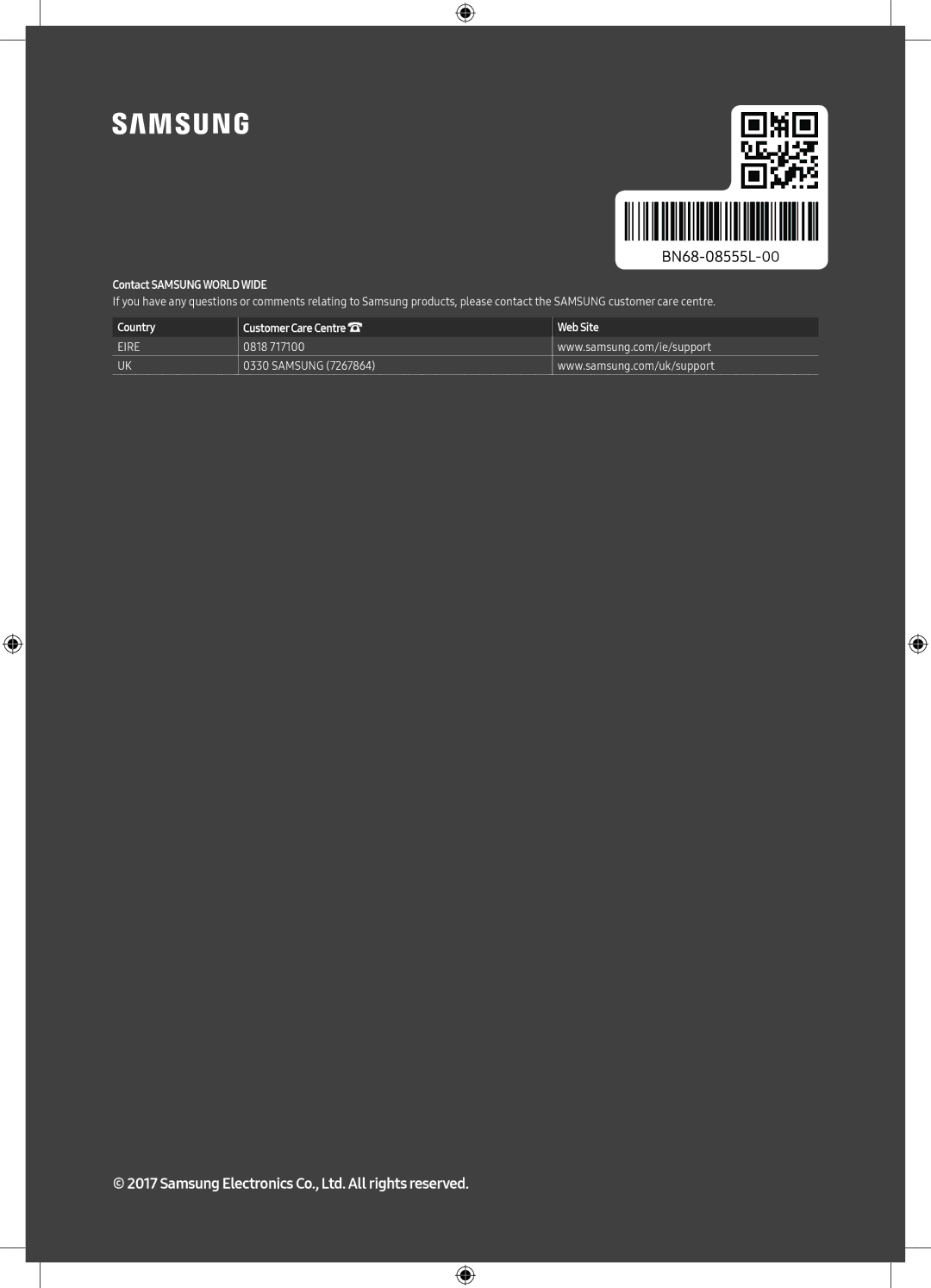 Samsung UE49M6300AKXZT, UE49M6300AKXXU, UE55M6300AKXXU manual Country 