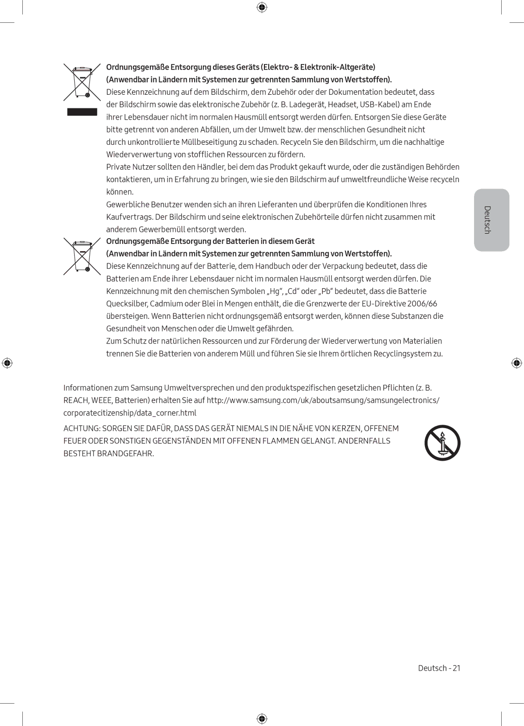 Samsung UE55M6300AWXXN, UE49M6300AWXXN manual Deutsch 