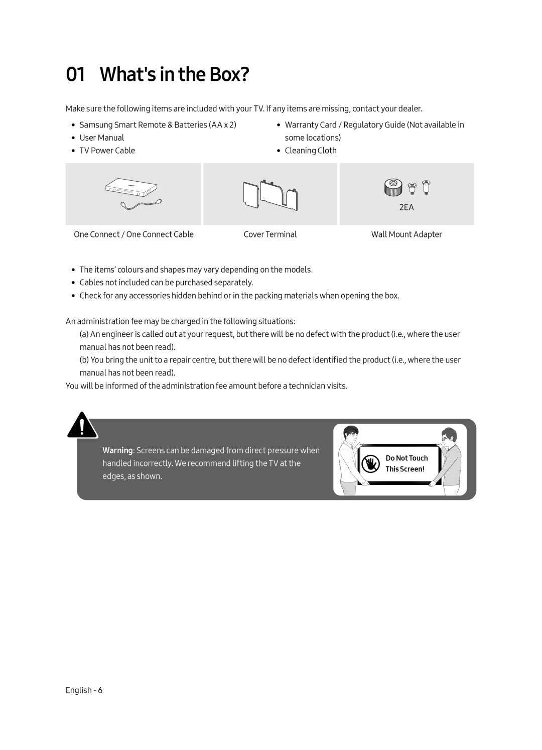 Samsung UE55MU9000UXRU, UE49MU9000UXRU, UE65MU9000UXRU manual Whats in the Box?, 2EA 