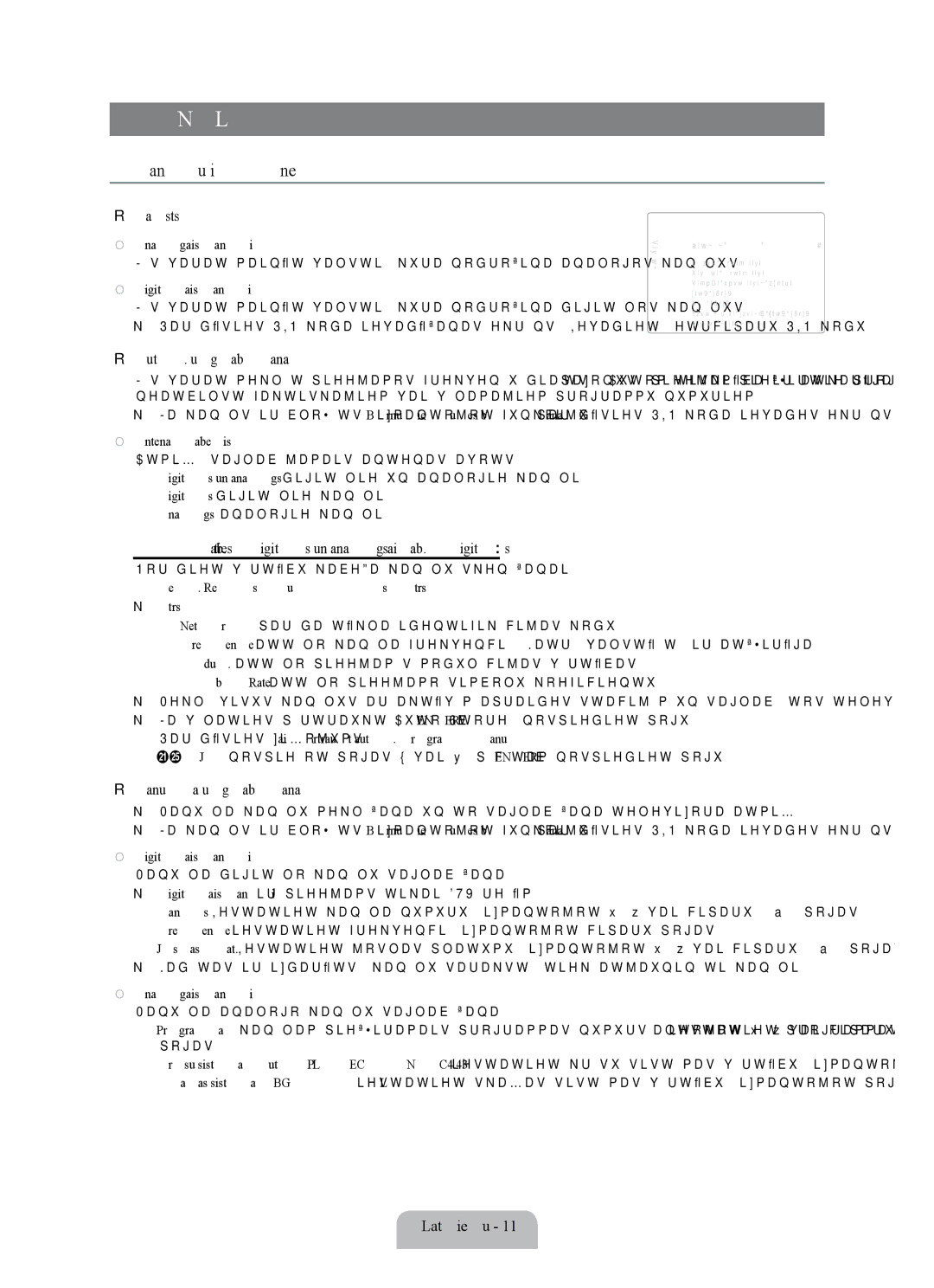 Samsung UE55B7000WWXBT, UE55B7020WWXBT manual Kanāls, Kanālu izvēlne 