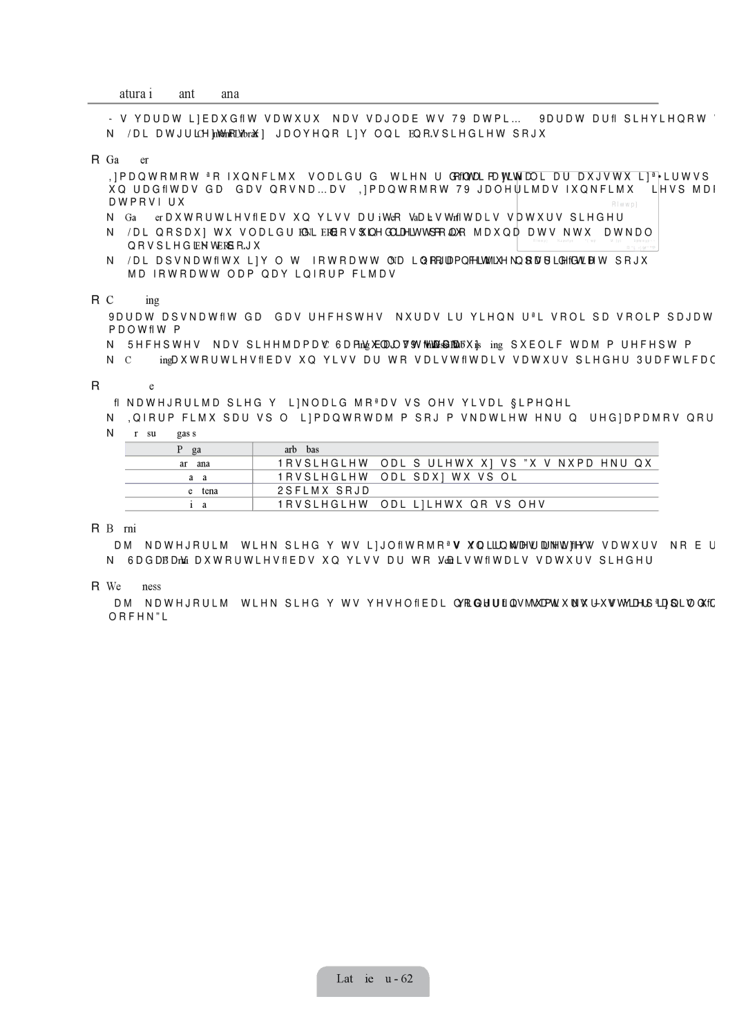 Samsung UE55B7020WWXBT, UE55B7000WWXBT manual Satura izmantošana, Spēle, Bērni 