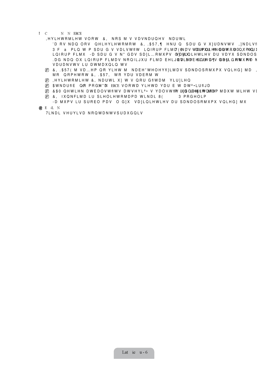 Samsung UE55B7020WWXBT, UE55B7000WWXBT manual Common Interface Slots, Tikai servisa kontaktspraudnis 