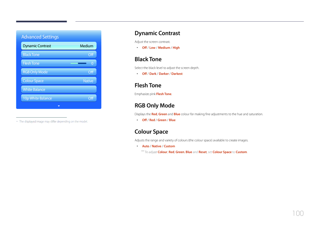 Samsung UE55C, UE46C user manual 100 