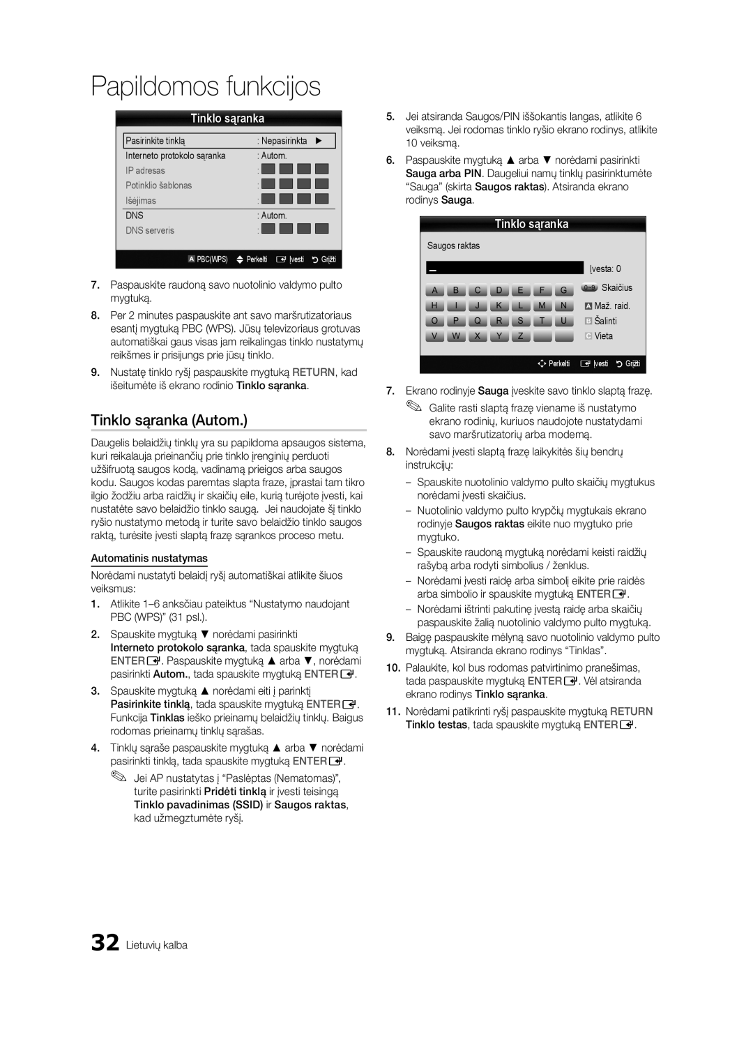 Samsung UE55C6900VSXBT manual Paspauskite raudoną savo nuotolinio valdymo pulto mygtuką 