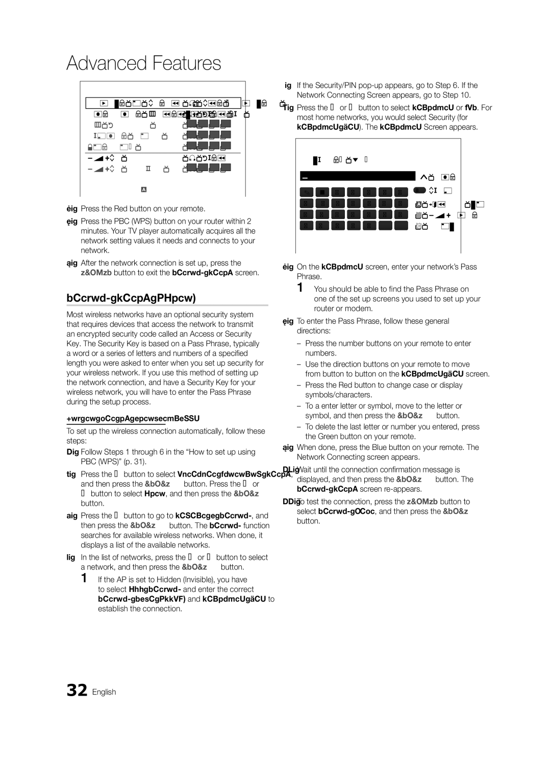 Samsung UE55C6900VSXBT manual Security Key Entered ~9 Number, Delete 