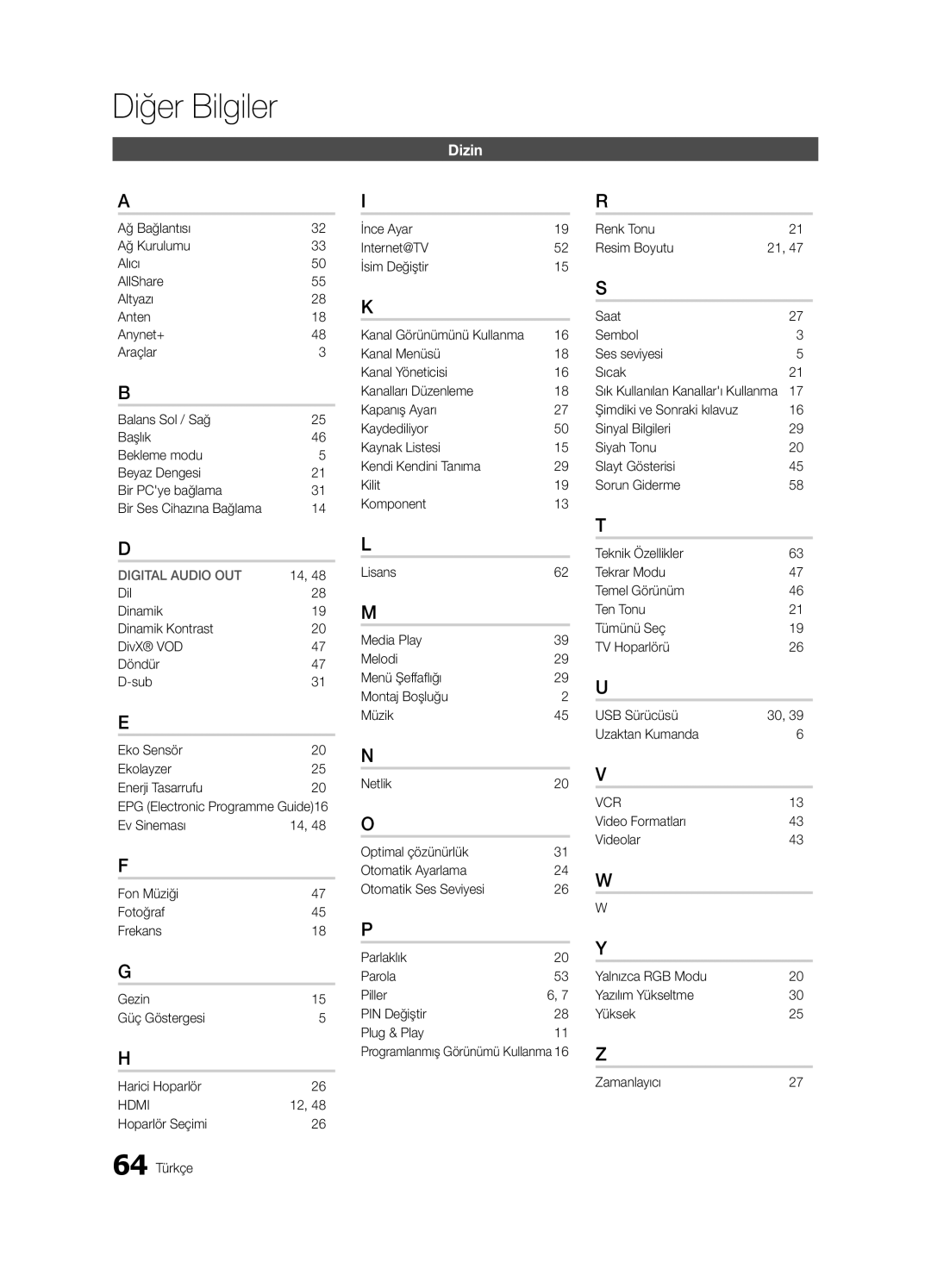 Samsung UE46C9000ZWXXC manual Dizin, Renk Tonu Resim Boyutu Saat Sembol Ses seviyesi Sıcak, Programlanmış Görünümü Kullanma 