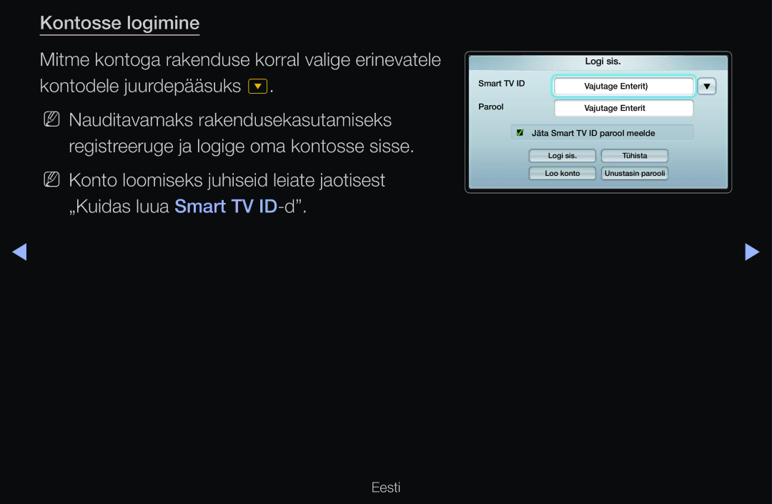 Samsung UE32D6500VSXXH, UE55D6200TSXZG, UE40D6200TSXZG, UE40D6000TWXXH, UE40D6500VSXXH, UE46D6510WSXZG, UE40D6500VSXZG Logi sis 