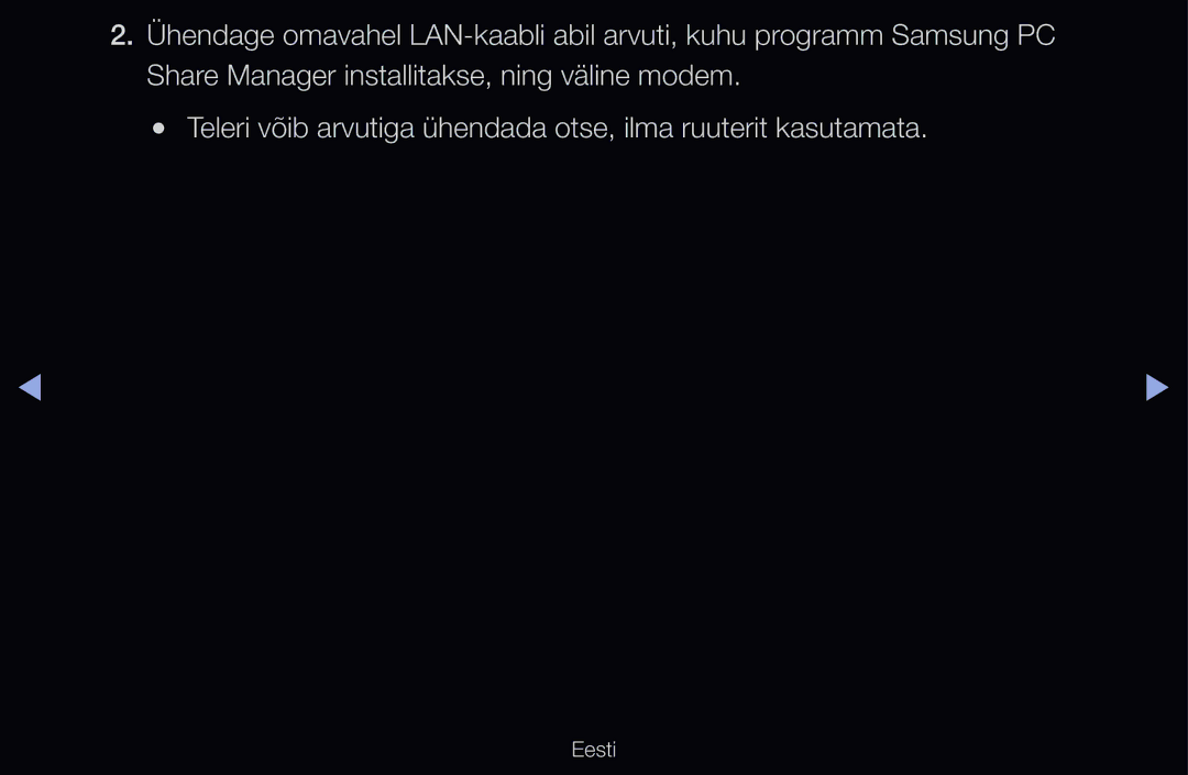 Samsung UE37D6000TWXXH, UE55D6200TSXZG, UE40D6200TSXZG, UE40D6000TWXXH, UE40D6500VSXXH, UE46D6510WSXZG, UE40D6500VSXZG Eesti 