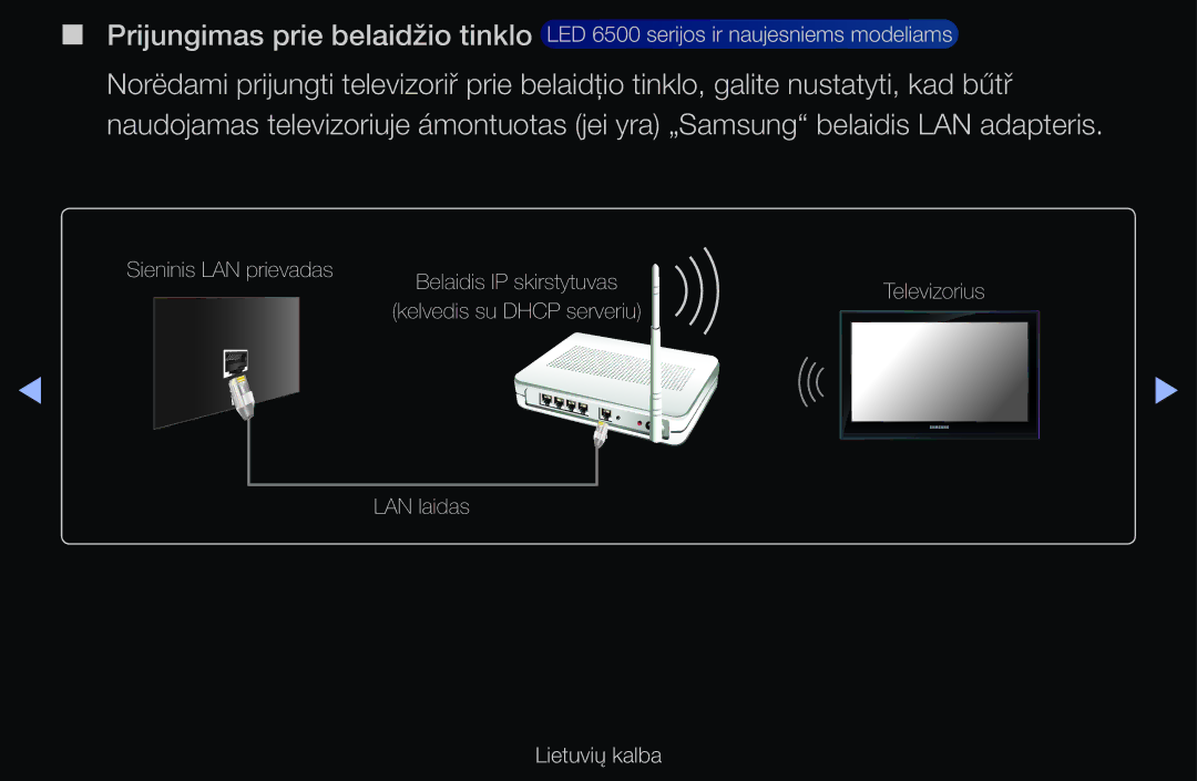 Samsung UE32D6570WSXXH, UE55D6200TSXZG, UE40D6200TSXZG, UE40D6000TWXXH, UE40D6500VSXXH, UE46D6510WSXZG manual Televizorius 