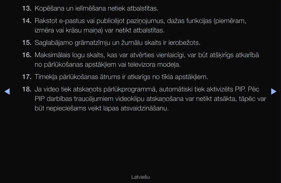 Samsung UE37D6100SWXXH, UE55D6200TSXZG, UE40D6200TSXZG, UE40D6000TWXXH manual Būt nepieciešams veikt lapas atsvaidzināšanu 