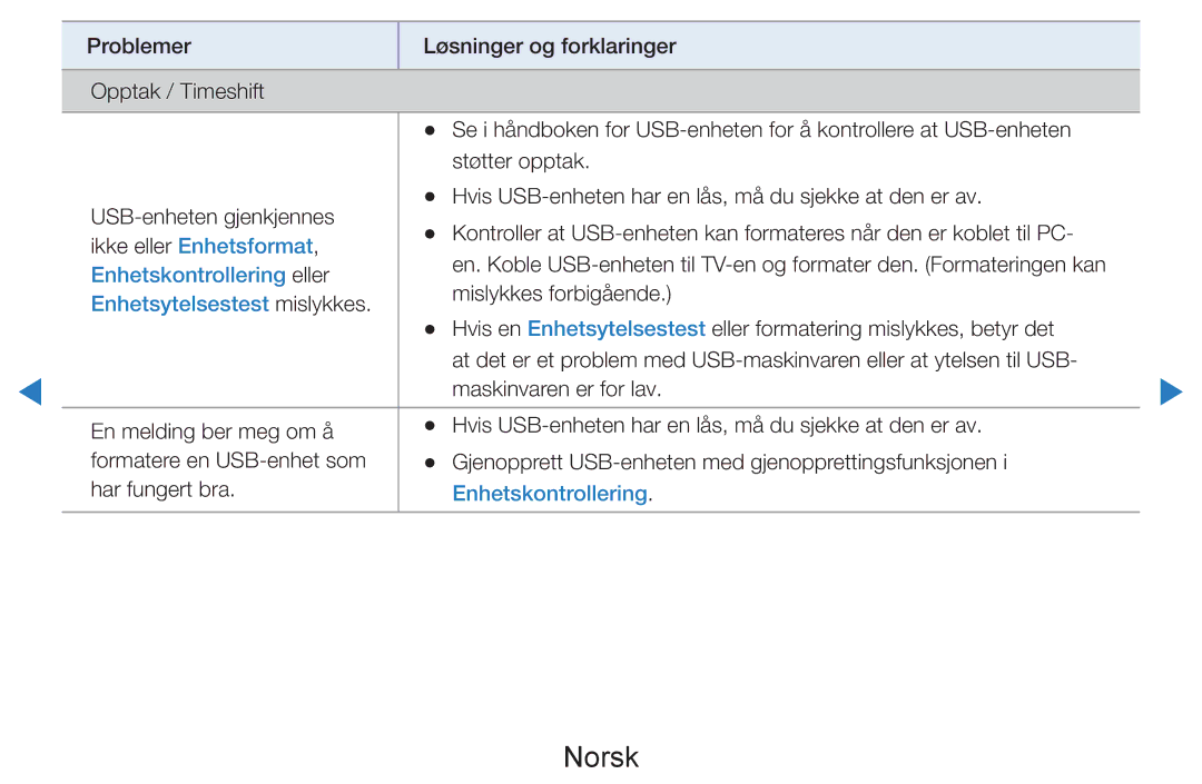 Samsung UE55D8005YUXXE, UE46D7005LUXXE, UE46D8005YUXXE, UE55D7005LUXXE, UE40D8005YUXXE manual Enhetskontrollering eller 