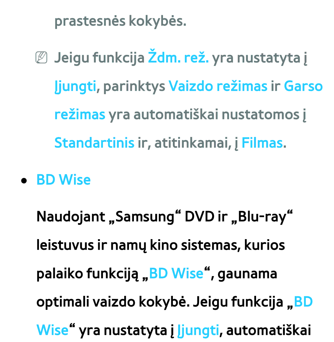 Samsung UE46ES7000SXXH, UE55ES8000SXXH, UE55ES7000SXXH, UE46ES8000SXXH, UE65ES8000SXXH, UE40ES8000SXXH, UE40ES7000SXXH BD Wise 