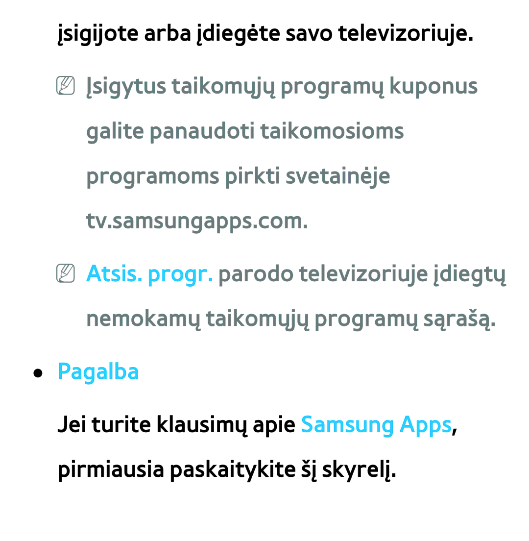 Samsung UE40ES7000SXXH, UE55ES8000SXXH, UE55ES7000SXXH, UE46ES8000SXXH, UE46ES7000SXXH, UE65ES8000SXXH, UE40ES8000SXXH Pagalba 