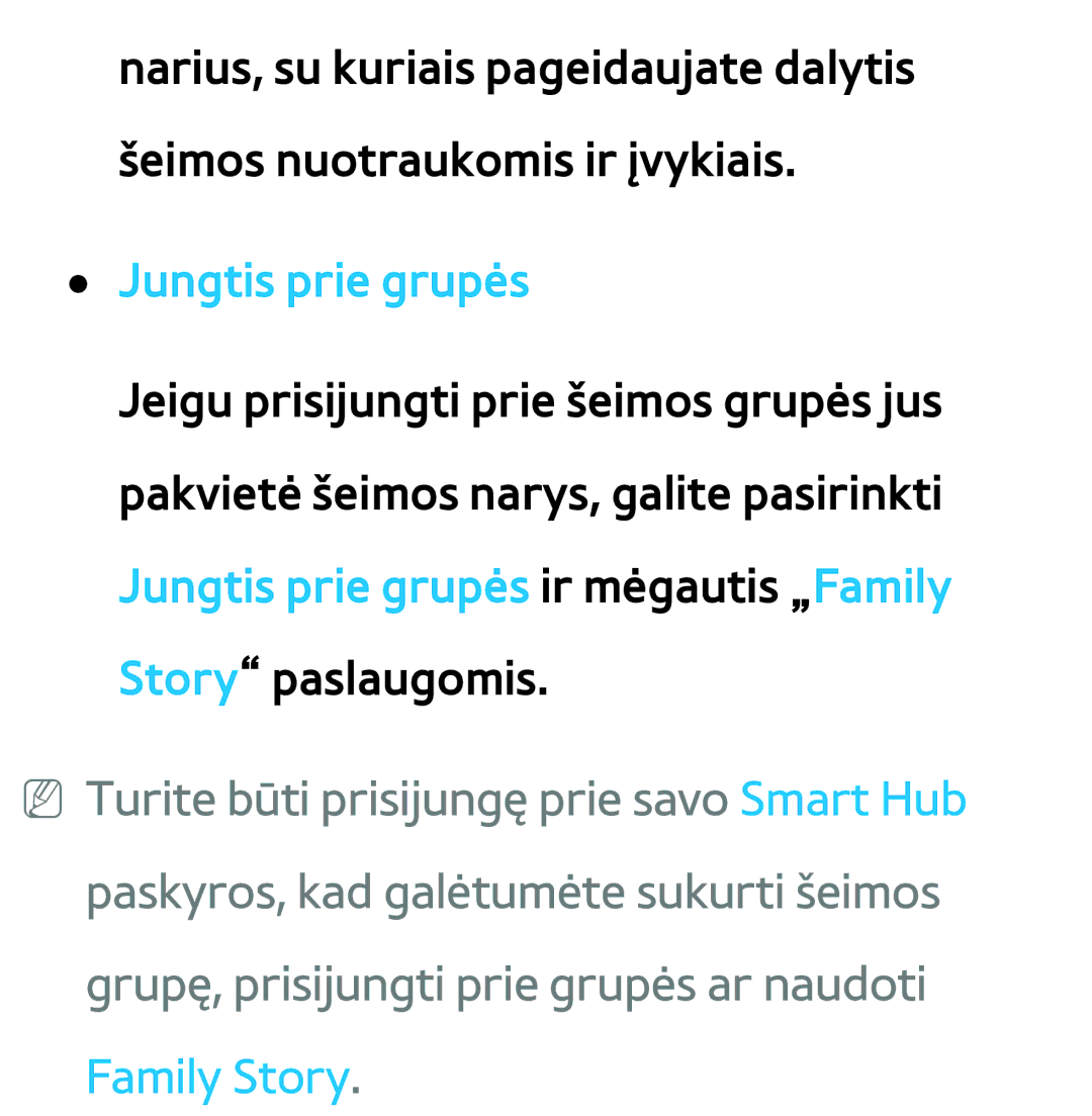 Samsung UE65ES8000SXXH, UE55ES8000SXXH, UE55ES7000SXXH, UE46ES8000SXXH, UE46ES7000SXXH, UE40ES8000SXXH Jungtis prie grupės 