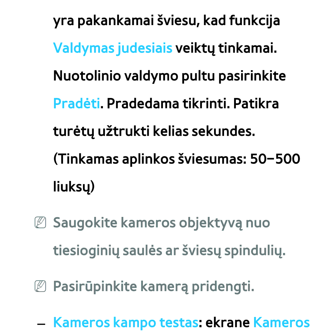 Samsung UE40ES8000SXXH, UE55ES8000SXXH, UE55ES7000SXXH, UE46ES8000SXXH, UE46ES7000SXXH Kameros kampo testas ekrane Kameros 