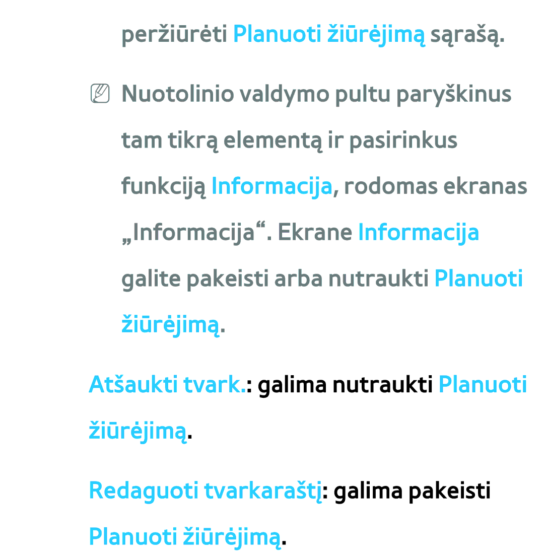 Samsung UE55ES8000SXXH, UE55ES7000SXXH, UE46ES8000SXXH, UE46ES7000SXXH, UE65ES8000SXXH Peržiūrėti Planuoti žiūrėjimą sąrašą 