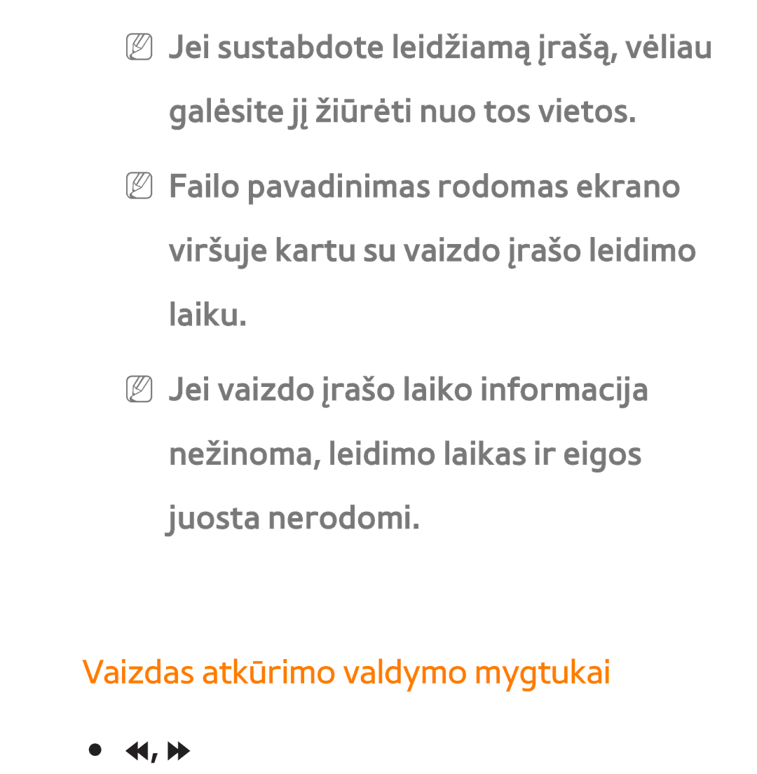 Samsung UE65ES8000SXXH, UE55ES8000SXXH, UE55ES7000SXXH, UE46ES8000SXXH, UE46ES7000SXXH manual Vaizdas atkūrimo valdymo mygtukai 