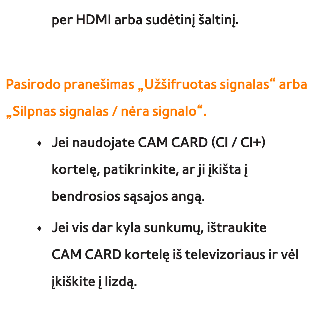 Samsung UE40ES7000SXXH, UE55ES8000SXXH, UE55ES7000SXXH, UE46ES8000SXXH, UE46ES7000SXXH manual Per Hdmi arba sudėtinį šaltinį 