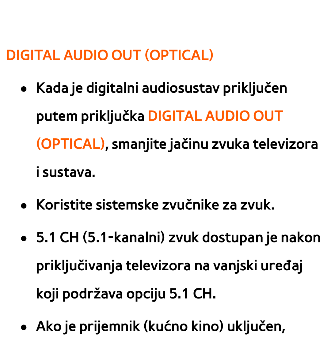 Samsung UE55ES8000SXXH, UE55ES7000SXXH, UE46ES8000SXXH, UE46ES7000SXXH, UE65ES8000SXXH manual Digital Audio OUT Optical 