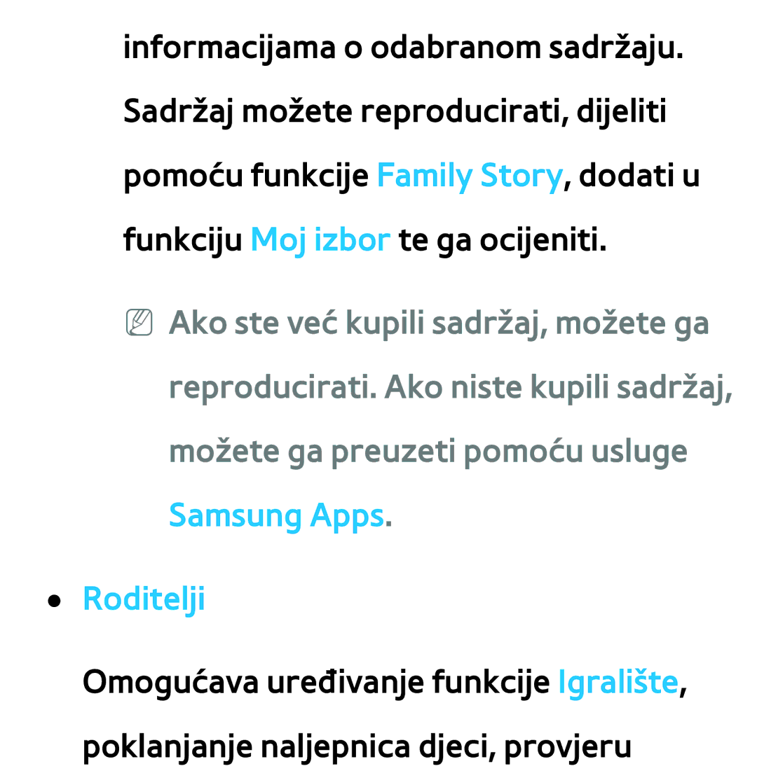 Samsung UE75ES9000SXXH, UE55ES8000SXXH, UE55ES7000SXXH, UE46ES8000SXXH, UE46ES7000SXXH, UE65ES8000SXXH manual Roditelji 