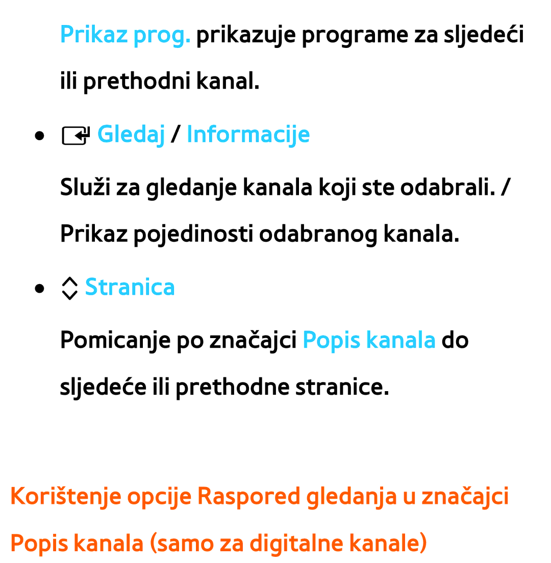 Samsung UE75ES9000SXXH, UE55ES8000SXXH, UE55ES7000SXXH, UE46ES8000SXXH, UE46ES7000SXXH manual EGledaj / Informacije, KStranica 