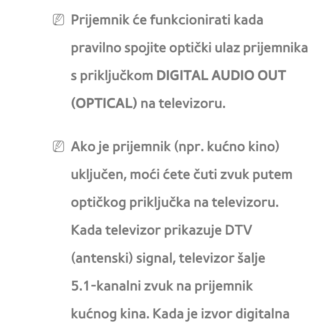 Samsung UE55ES8000SXXH, UE55ES7000SXXH, UE46ES8000SXXH, UE46ES7000SXXH, UE65ES8000SXXH manual Priključkom Digital Audio OUT 