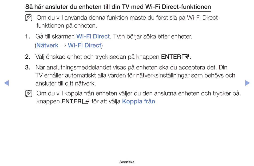 Samsung UE32F6105AKXXE, UE55F6105AKXXE, UE40F6105AKXXE, UE28F4005AWXXE, UE22F5005AKXXE manual Ansluter till ditt nätverk 