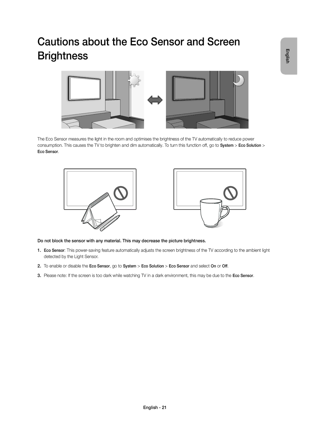 Samsung UE55HU6900SXXC, UE50HU6900SXXC, UE40HU6900SXXC manual English 