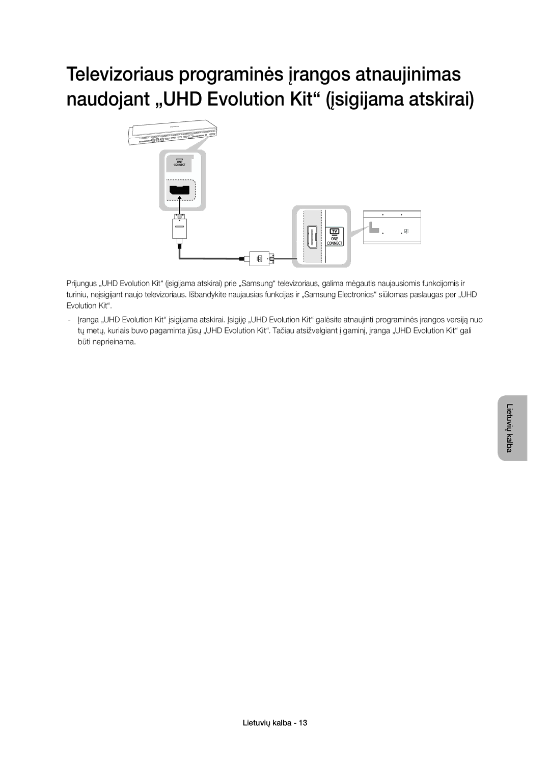 Samsung UE65HU7200UXXU, UE55HU7200SXZG, UE55HU7200SXXH, UE55HU7200SXXC, UE65HU7200SXZG, UE65HU7200SXXH manual Lietuvių kalba 