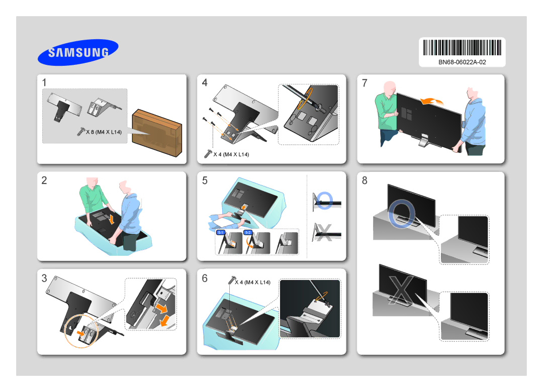 Samsung UE65HU8500TXUZ, UE55HU8500TXUZ, UE78HU8500TXMS, UE48HU8500TXRU, UE65HU8500TXRU, UE85HU8500TXUZ manual BN68-06022A-02 