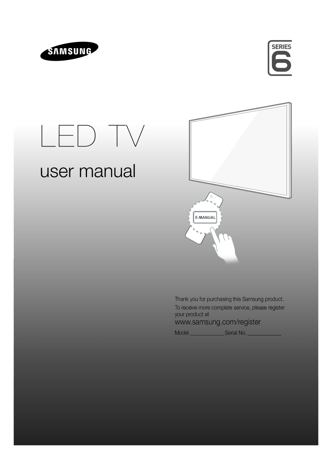 Samsung UE50J6100AWXZF, UE55J6100AWXZF, UE60J6100AWXBT, UE55J6100AWXBT, UE50J6100AWXBT, UE55J6100AWXXN manual Led Tv 