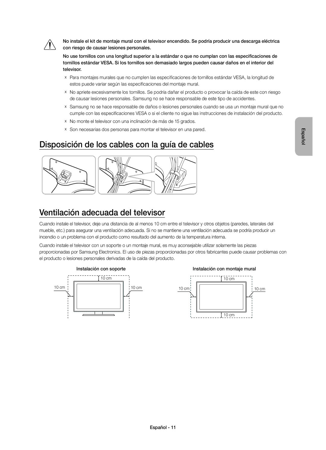 Samsung UE48J6370SUXXN, UE55J6300AKXXC, UE48J6370SUXXH, UE40J6370SUXZG, UE48J6300AKXXC, UE55J6370SUXZG, UE48J6370SUXZG 10 cm 