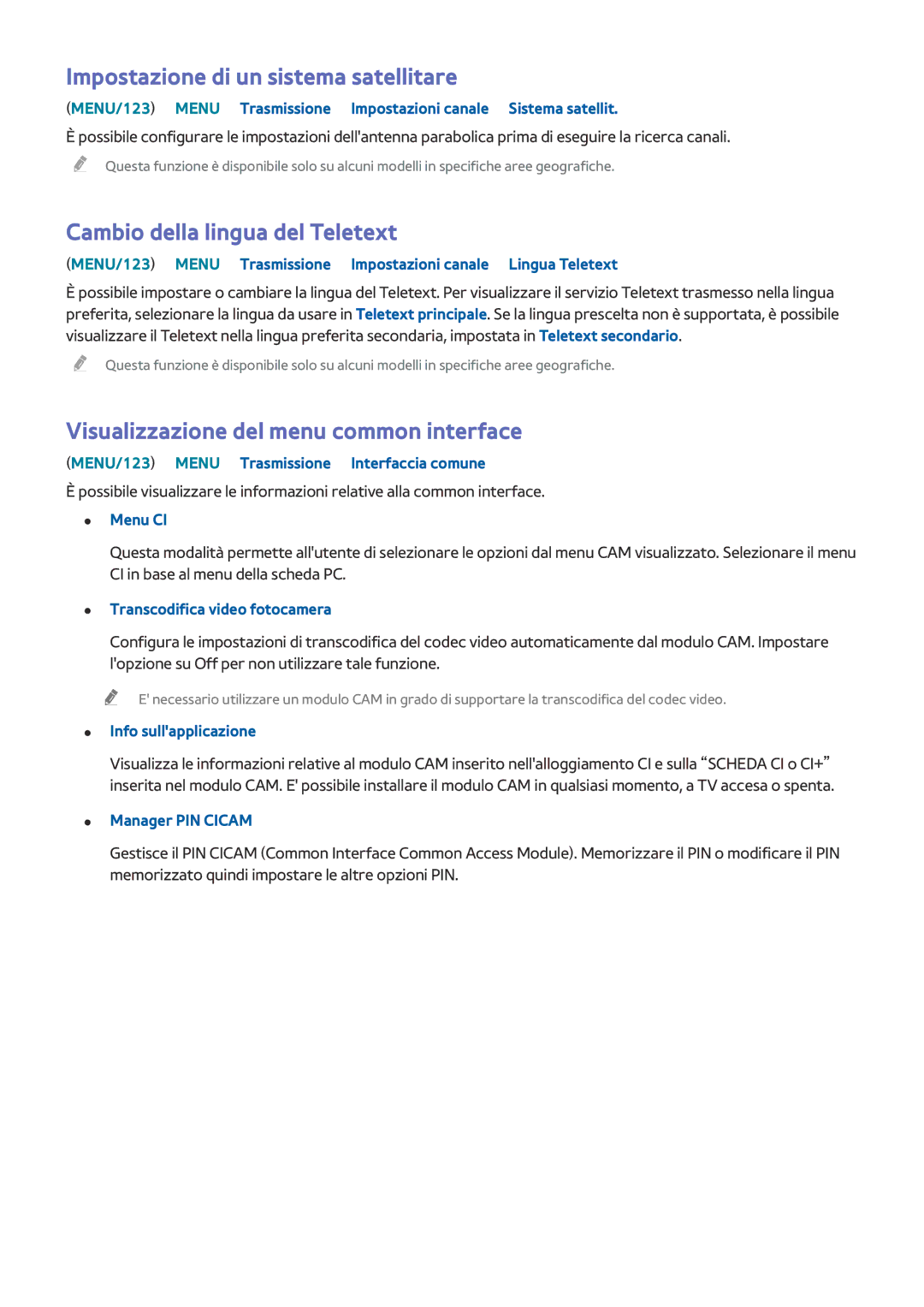 Samsung UE55JS9090QXZG, UE55JS9000LXXH manual Impostazione di un sistema satellitare, Cambio della lingua del Teletext 