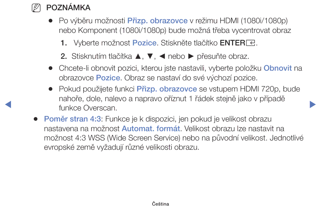 Samsung UE32K4102AKXBT, UE55K5102AKXBT, UE40K5102AKXBT, UE32K5102AKXBT, UE49K5102AKXBT, UE40K5103AKXBT manual NN Poznámka 