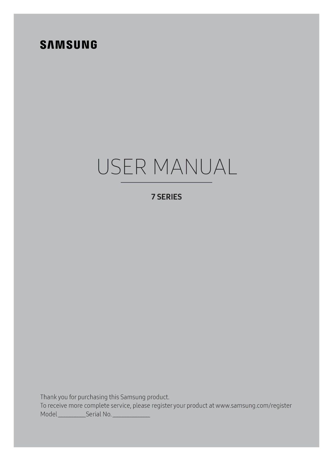 Samsung UE55KU6519UXZG, UE55KU6479UXZG, UE55KU6459UXZG, UE55KU6079UXZG, UE43KU6079UXZG, UE40KU6079UXZG manual Manual 