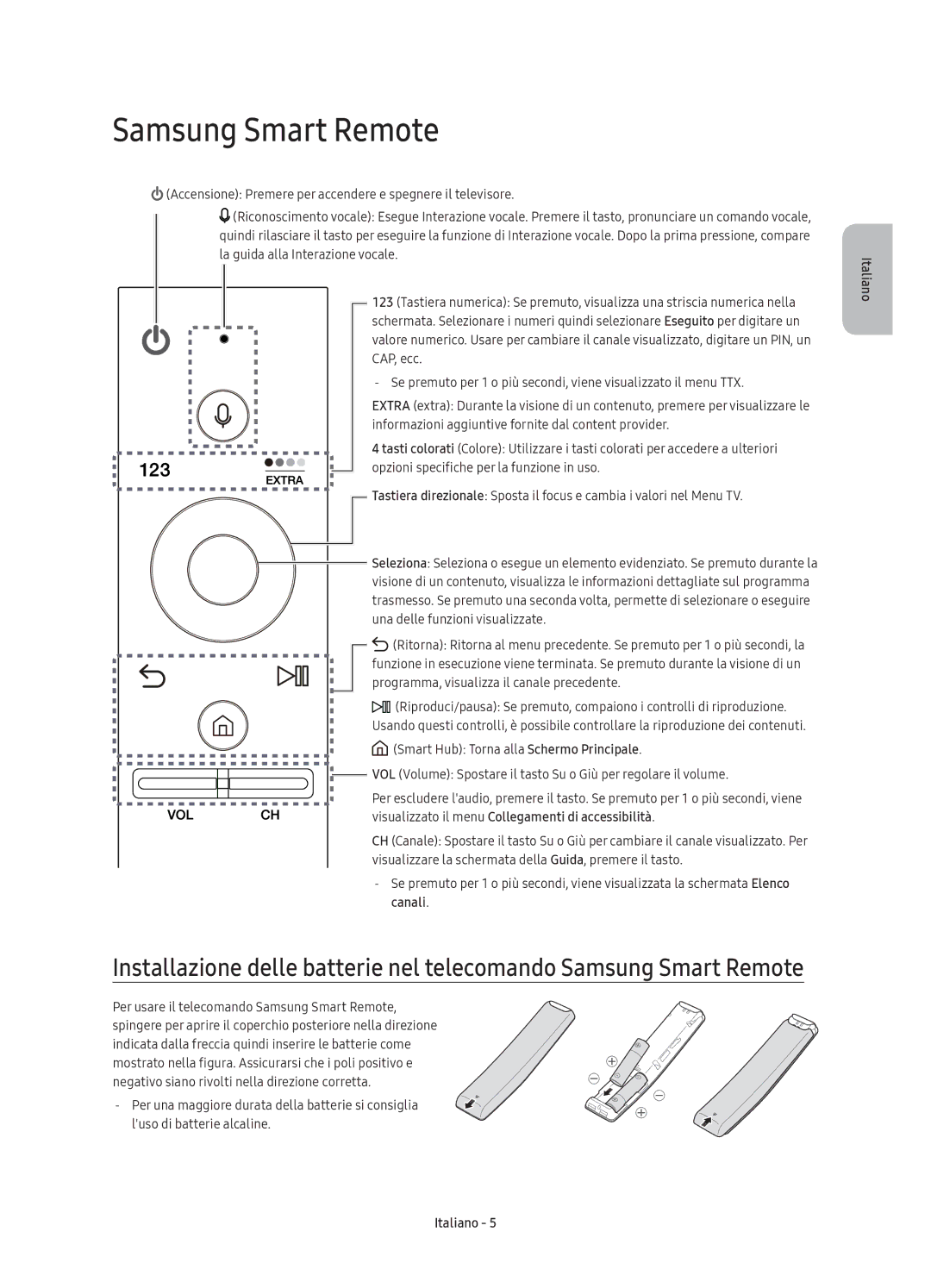 Samsung UE75KS8000TXZT, UE55KS8000TXZT, UE49KS8000TXZT, UE65KS8000TXZT Visualizzato il menu Collegamenti di accessibilità 