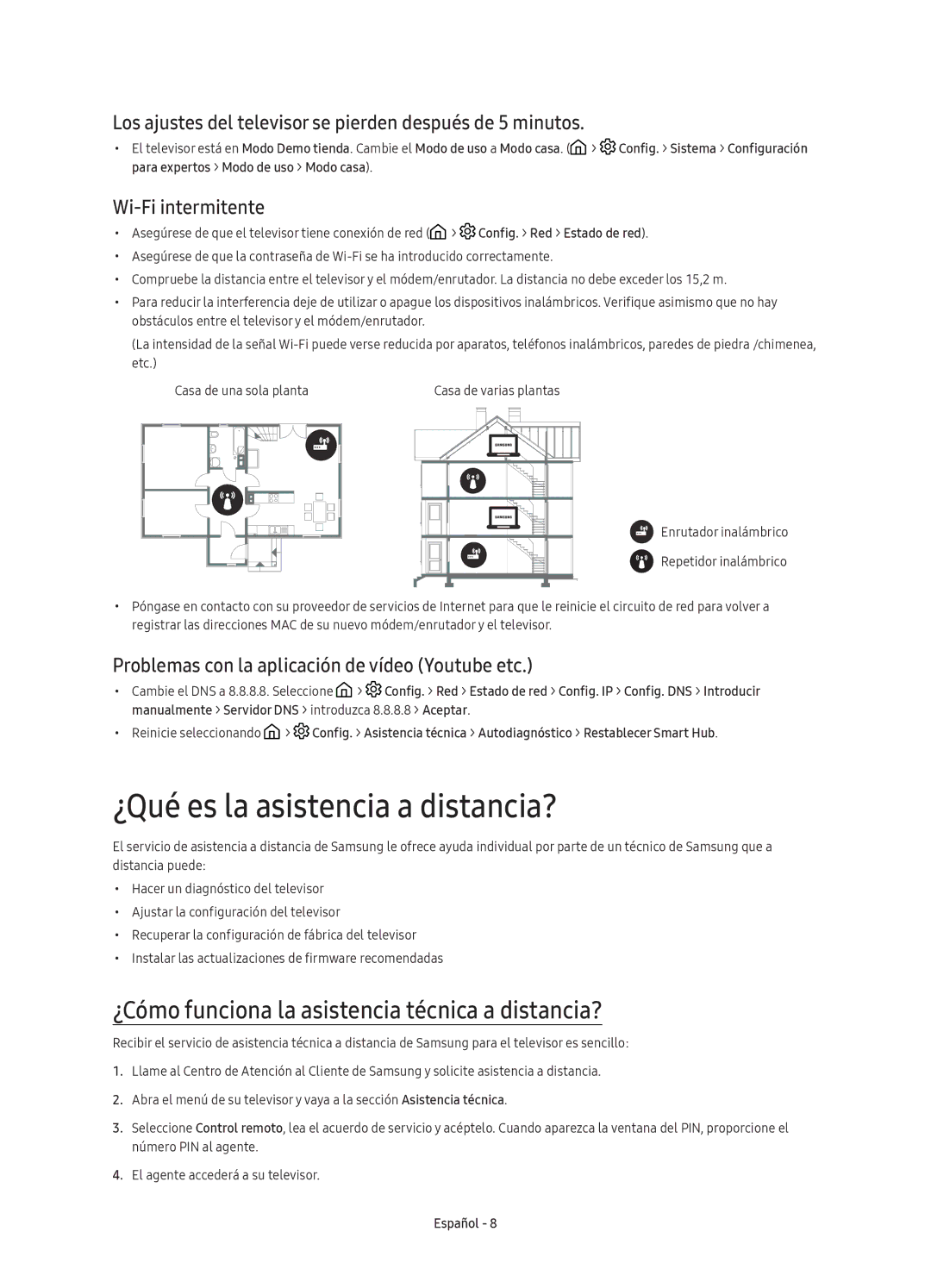 Samsung UE65KS9000TXZF manual ¿Qué es la asistencia a distancia?, ¿Cómo funciona la asistencia técnica a distancia? 