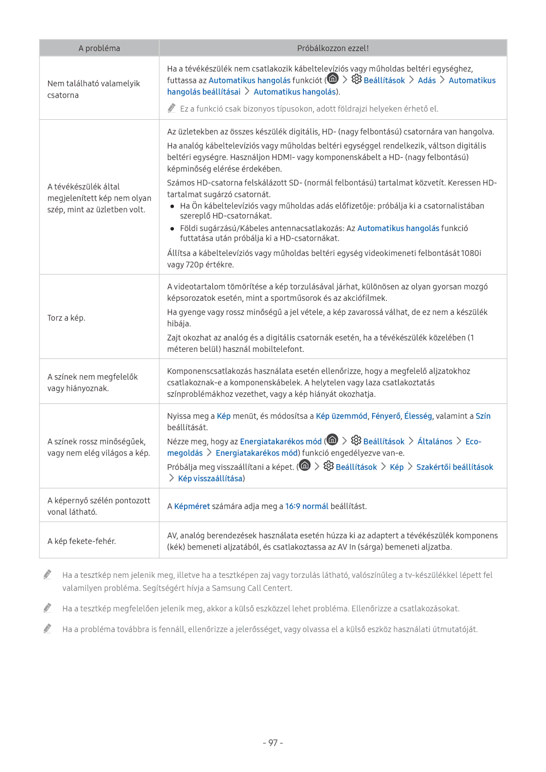 Samsung UE43M5500AWXXN manual Beállítások Adás Automatikus, Hangolás beállításai Automatikus hangolás, Kép visszaállítása 