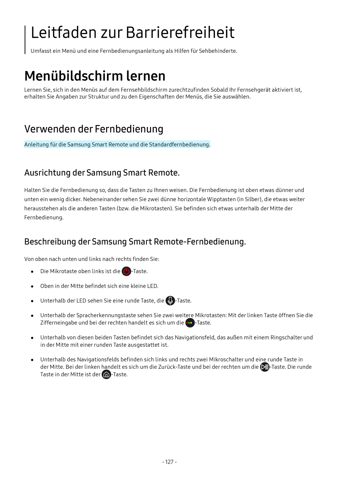 Samsung UE32M5570AUXZG, UE55M5570AUXZG, UE49M5580AUXZG Verwenden der Fernbedienung, Ausrichtung der Samsung Smart Remote 