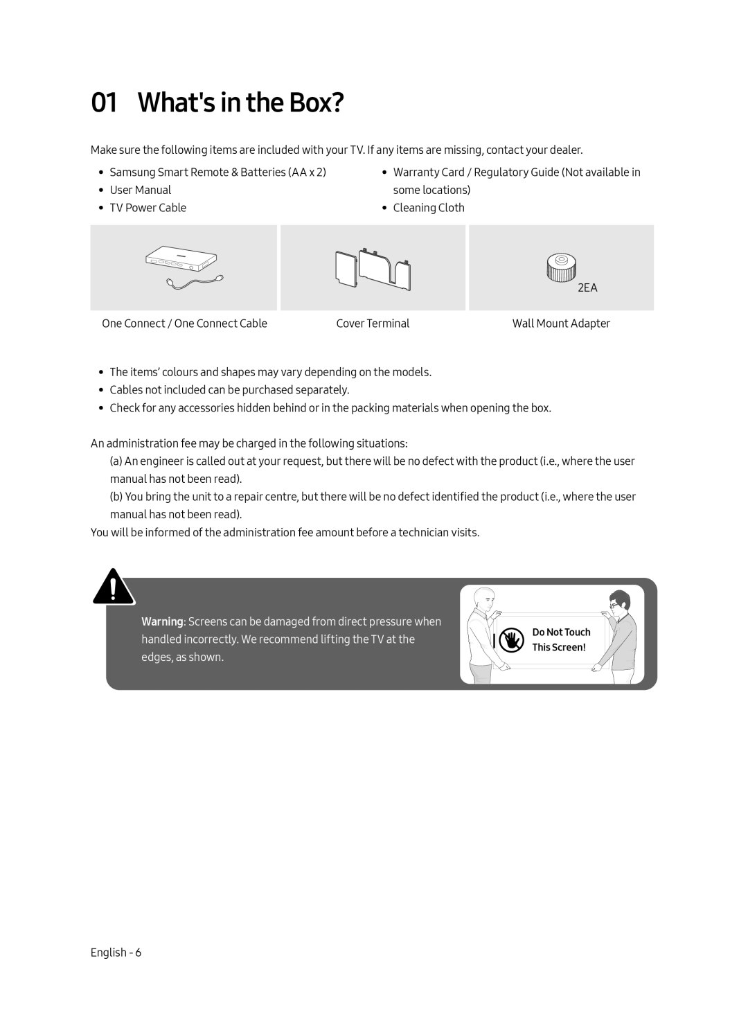 Samsung UE75MU8000UXRU, UE55MU8000UXRU, UE49MU8000UXRU manual Whats in the Box?, 2EA 