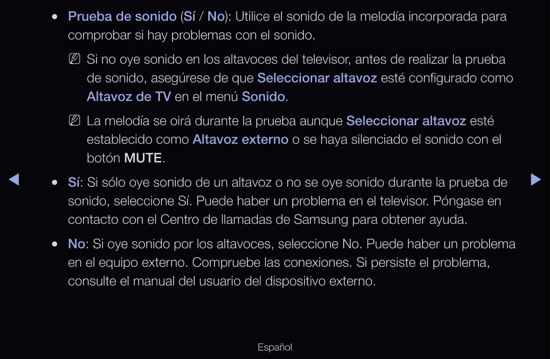 Samsung UE40D6530WSXXC, UE60D6500VSXZG, UE40D6200TSXZG, UE46D6530WSXXN, UE46D6100SWXXC manual Altavoz de TV en el menú Sonido 