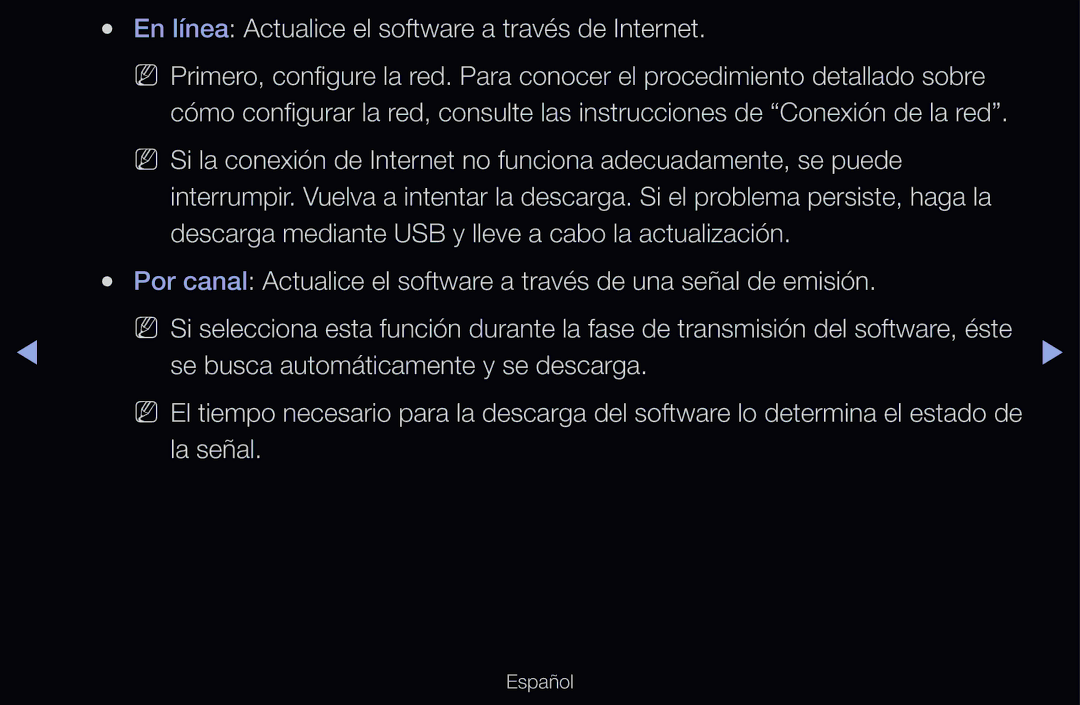 Samsung UE46D6530WSXXC, UE60D6500VSXZG, UE40D6200TSXZG, UE46D6530WSXXN manual Se busca automáticamente y se descarga, La señal 