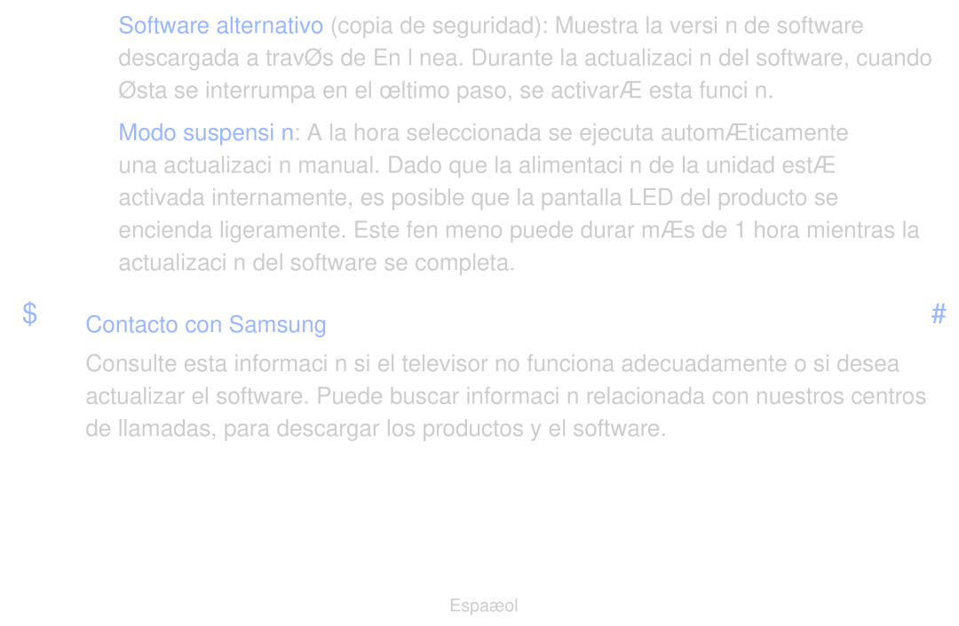 Samsung UE32D6530WSXZG, UE60D6500VSXZG manual Contacto con Samsung, De llamadas, para descargar los productos y el software 