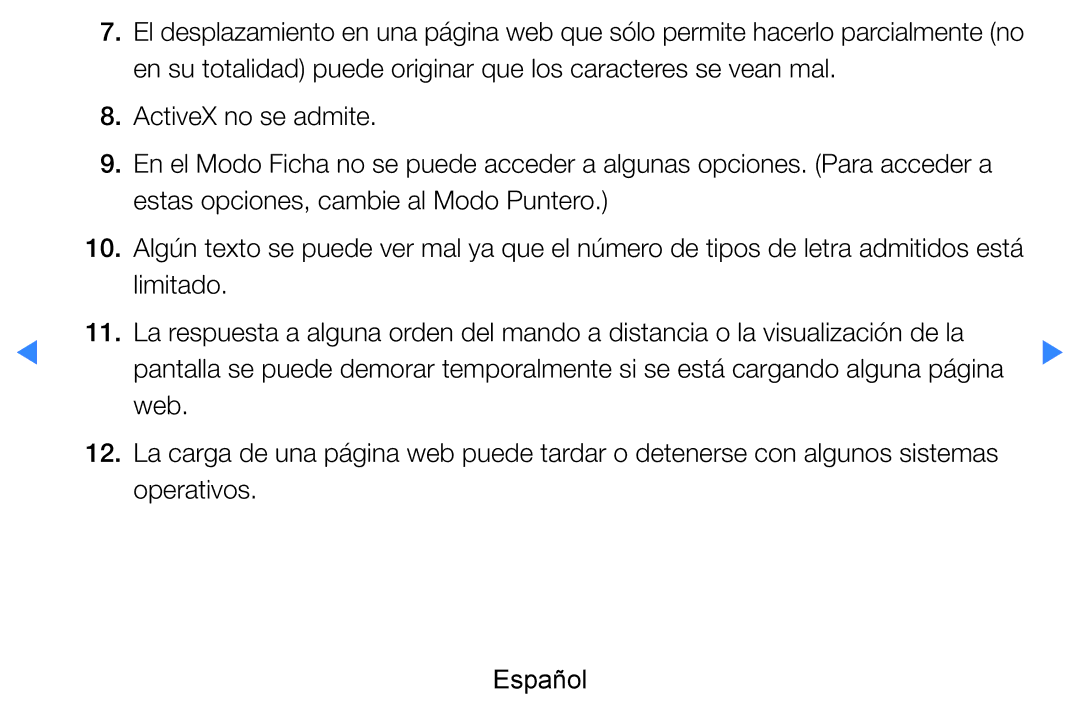 Samsung UE46D8000YSXXH, UE60D8000YSXXC, UE46D7090LSXZG, UE46D8000YSXXC, UE55D7000LSXXH Estas opciones, cambie al Modo Puntero 