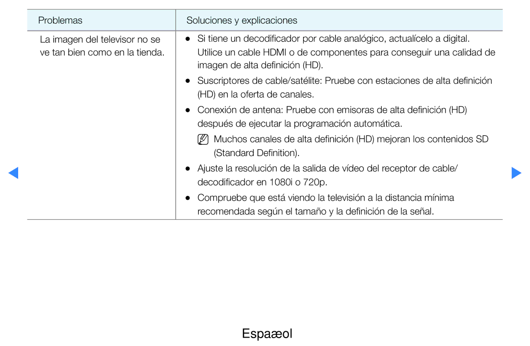 Samsung UE46D8000YSXXC, UE60D8000YSXXC, UE46D7090LSXZG, UE55D7000LSXXH, UE55D8000YSXXC, UE46D8000YSXXH, UE46D7000LSXXC Español 