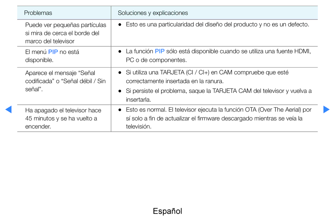 Samsung UE46D7000LSXZF, UE60D8000YSXXC, UE46D7090LSXZG, UE46D8000YSXXC manual Insertarla Ha apagado el televisor hace 