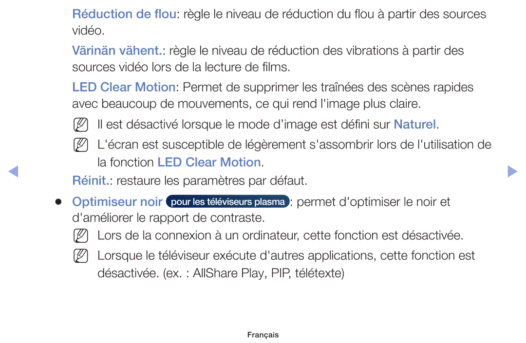 Samsung UE46F6100AWXZF, UE60F6100AWXZF, UE32F6100AWXZF, UE55F6100AWXZF, UE40F6100AWXZF, UE50F6100AWXZF, UE22F5000AWXZF Français 