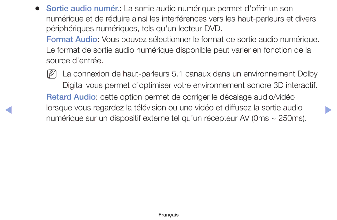 Samsung UE22F5000AWXZF, UE60F6100AWXZF, UE32F6100AWXZF, UE55F6100AWXZF manual Périphériques numériques, tels quun lecteur DVD 